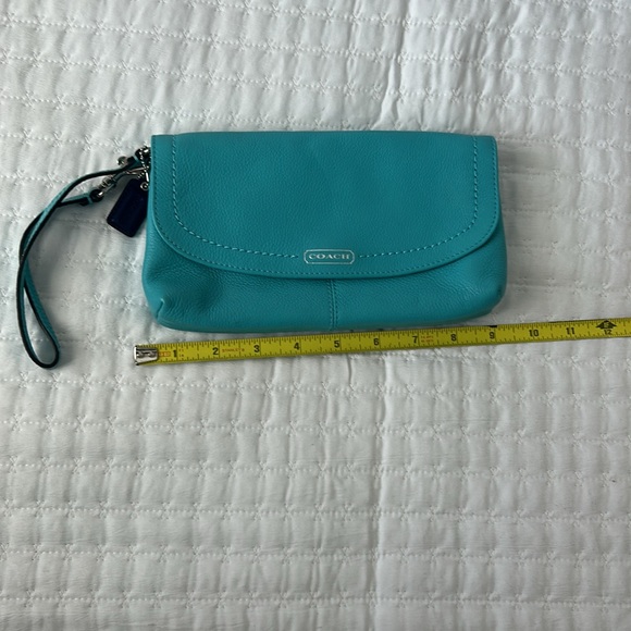 NWOT Coach large flap wristlet. - Picture 8 of 10